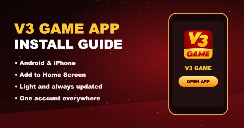 V3 Game App Guide