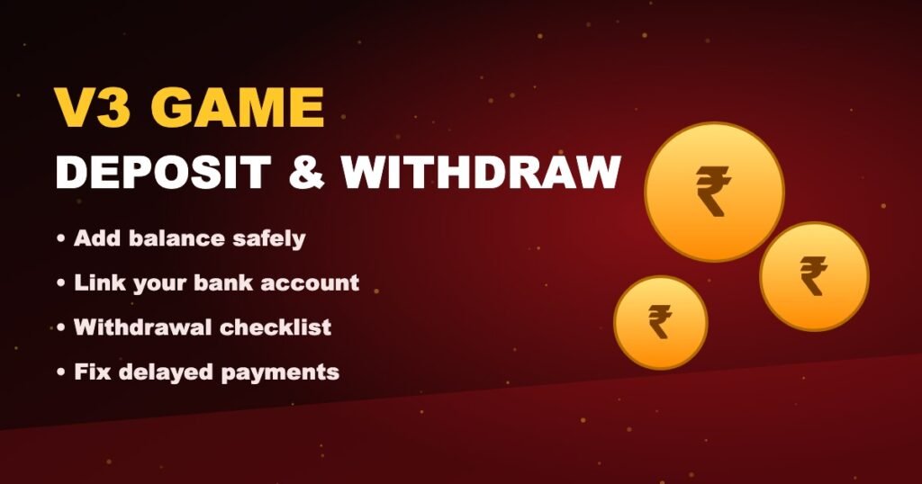 V3 Game Deposit Withdrawal