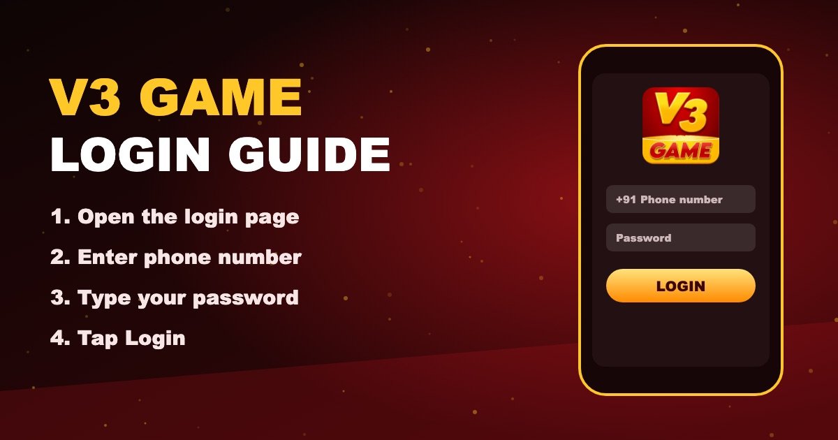 V3 Game login steps