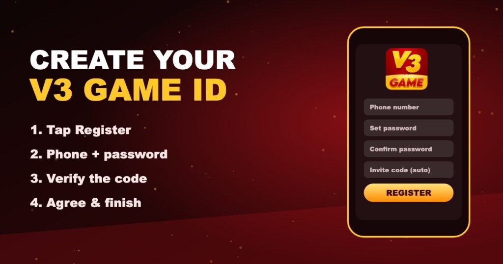 V3 Game Register Guide
